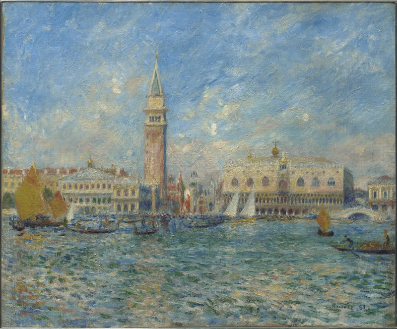 Doge Sarayı, Venedik - Pierre-Auguste Renoir