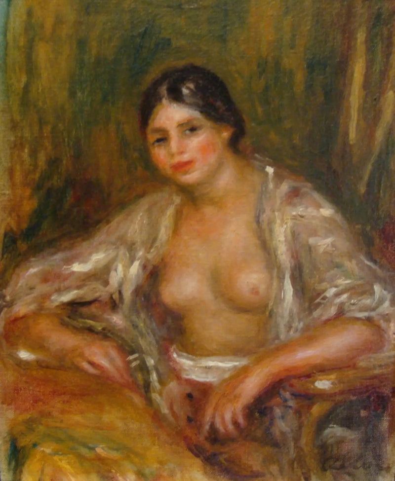 Doğu kostümü giymiş Gabrielle - Pierre-Auguste Renoir