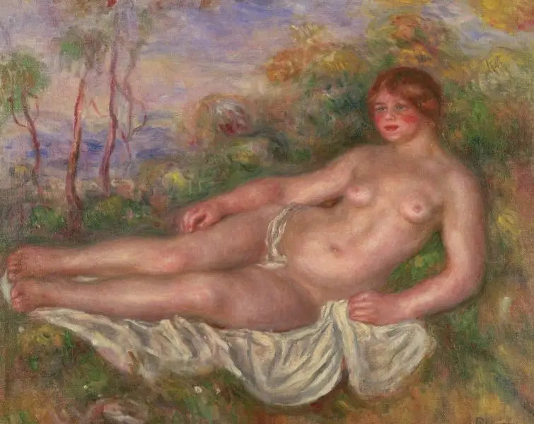Yatarak Yüzme - Pierre-Auguste Renoir