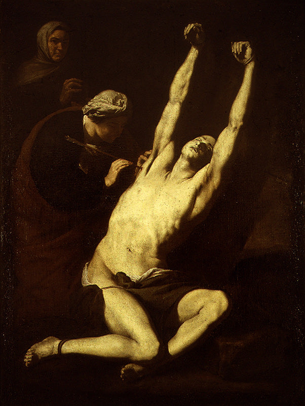 Saint Sébastien Sainte Irene ile Yardımlaşmış - Jusepe de Ribera