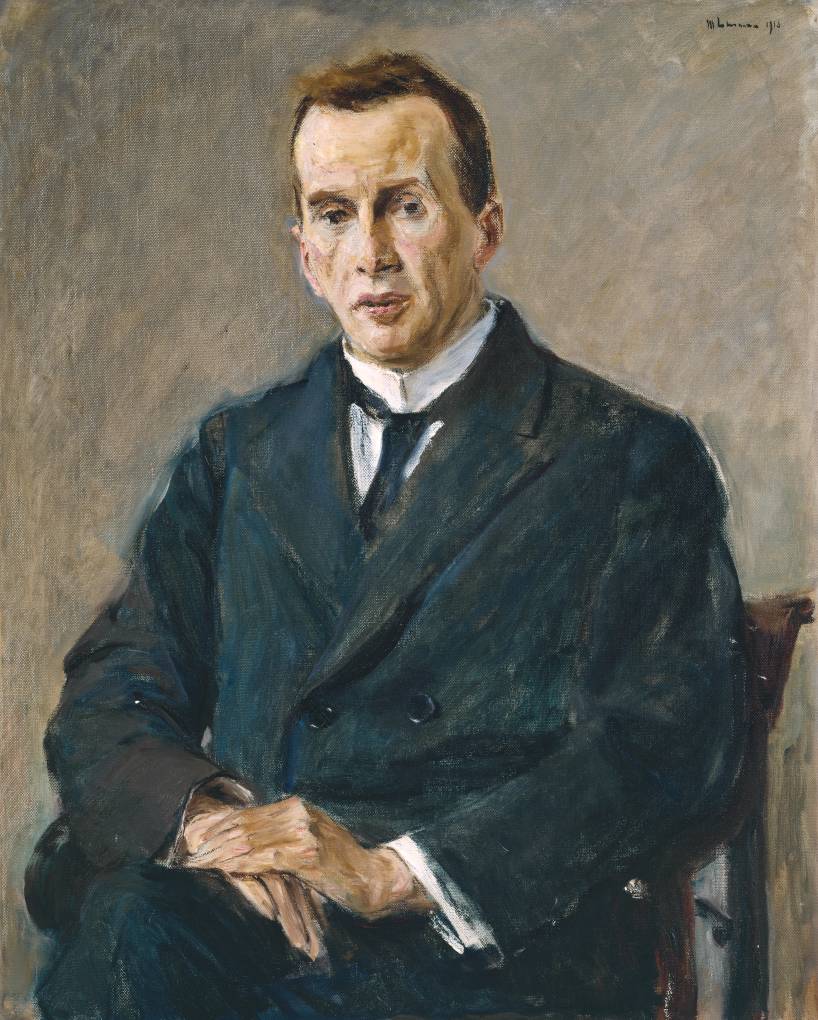 Herrenporträt Professeur Cassirer - Max Liebermann