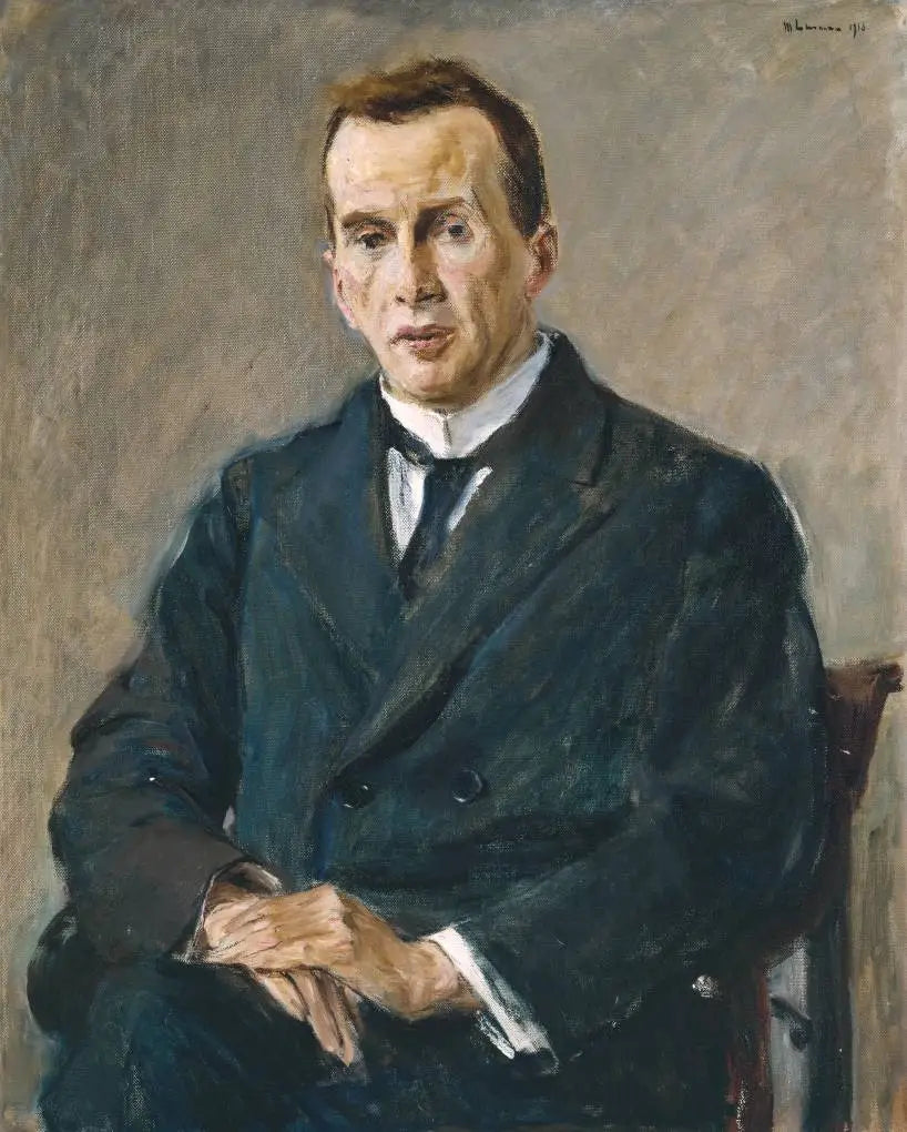 Herrenporträt Professeur Cassirer - Max Liebermann - Alpha Reproduction