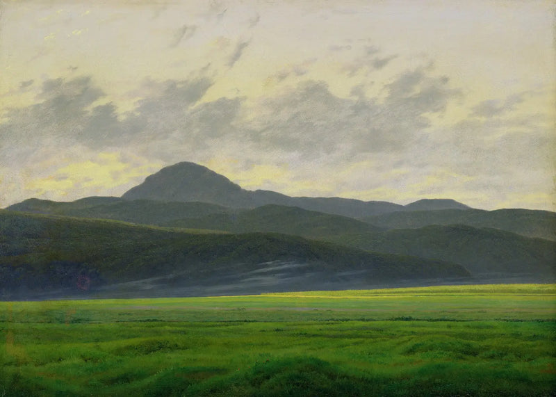Bohemya'da Dağ Manzarası - Caspar David Friedrich