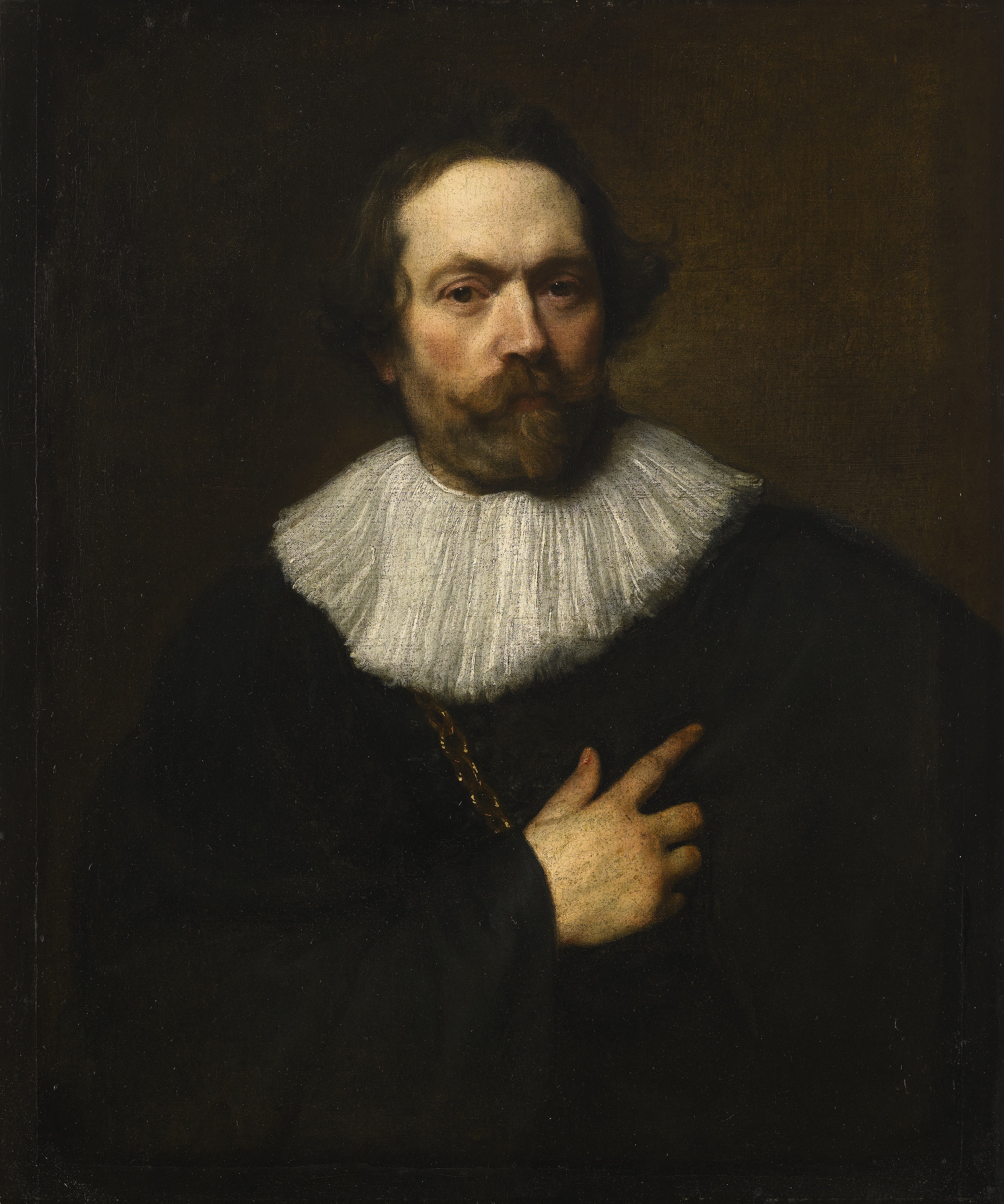 Portrait d'un homme avec une barbe - Antoine van Dyck