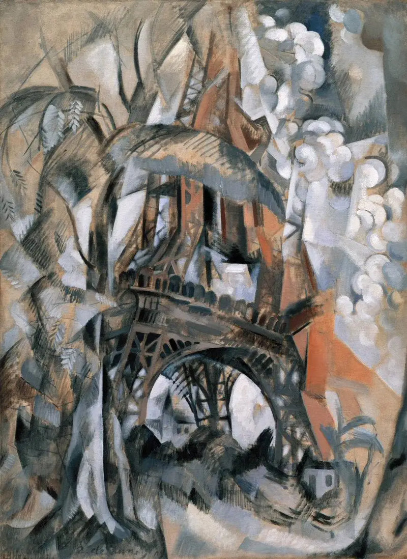 Ağaçlar ile Eyfel Kulesi - Robert Delaunay