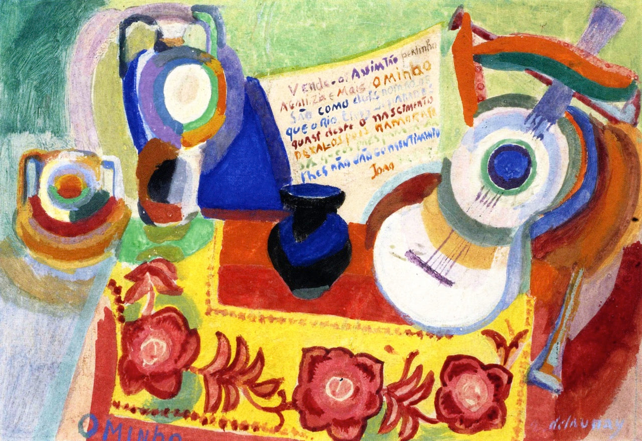 Reproduction du tableau « Nature morte portugaise - Robert Delaunay » par Alpha Reproduction en peinture à l’huile