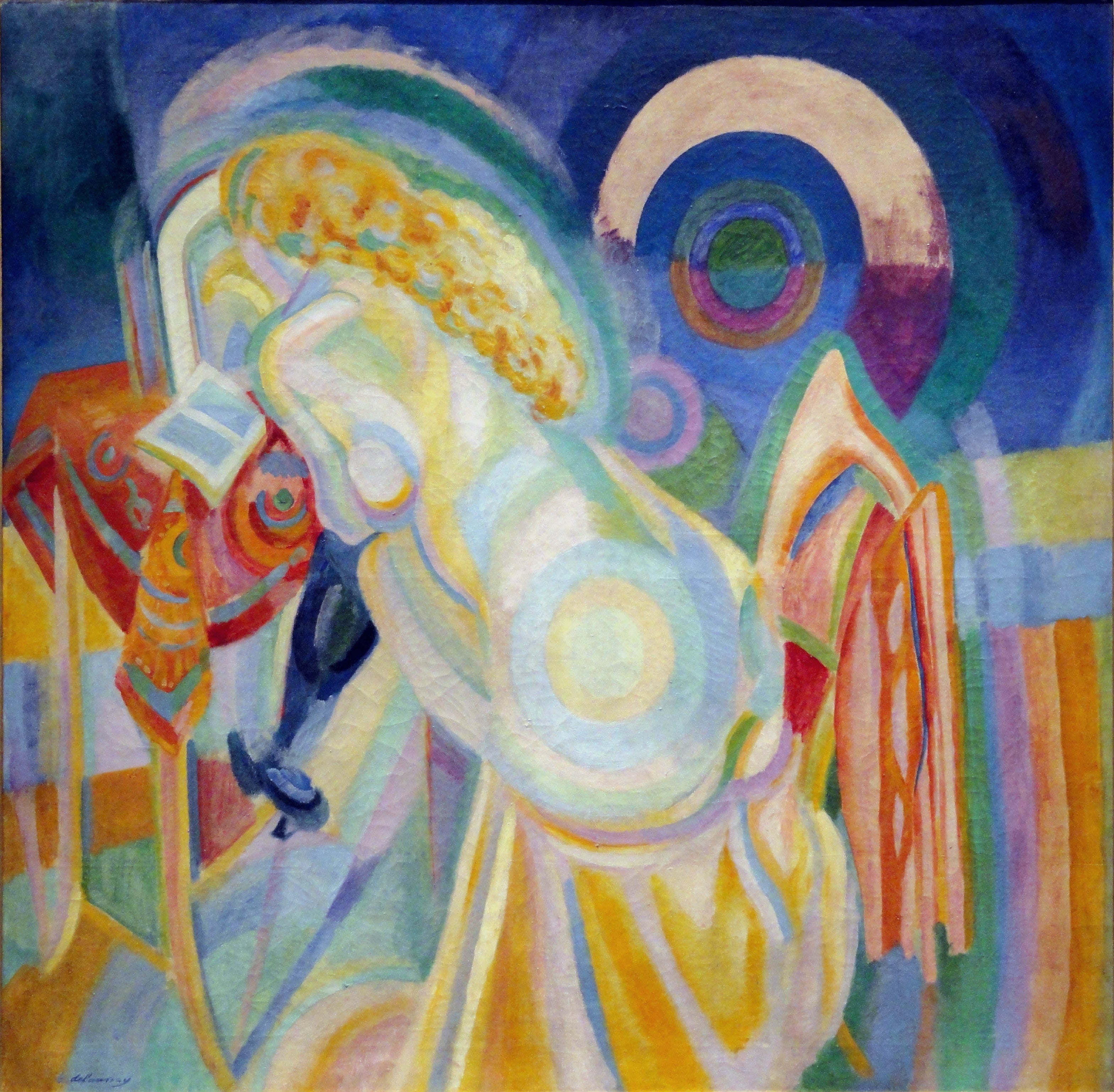 Reproduction du tableau « Nu à la coiffeuse - Robert Delaunay » par Alpha Reproduction en peinture à l’huile