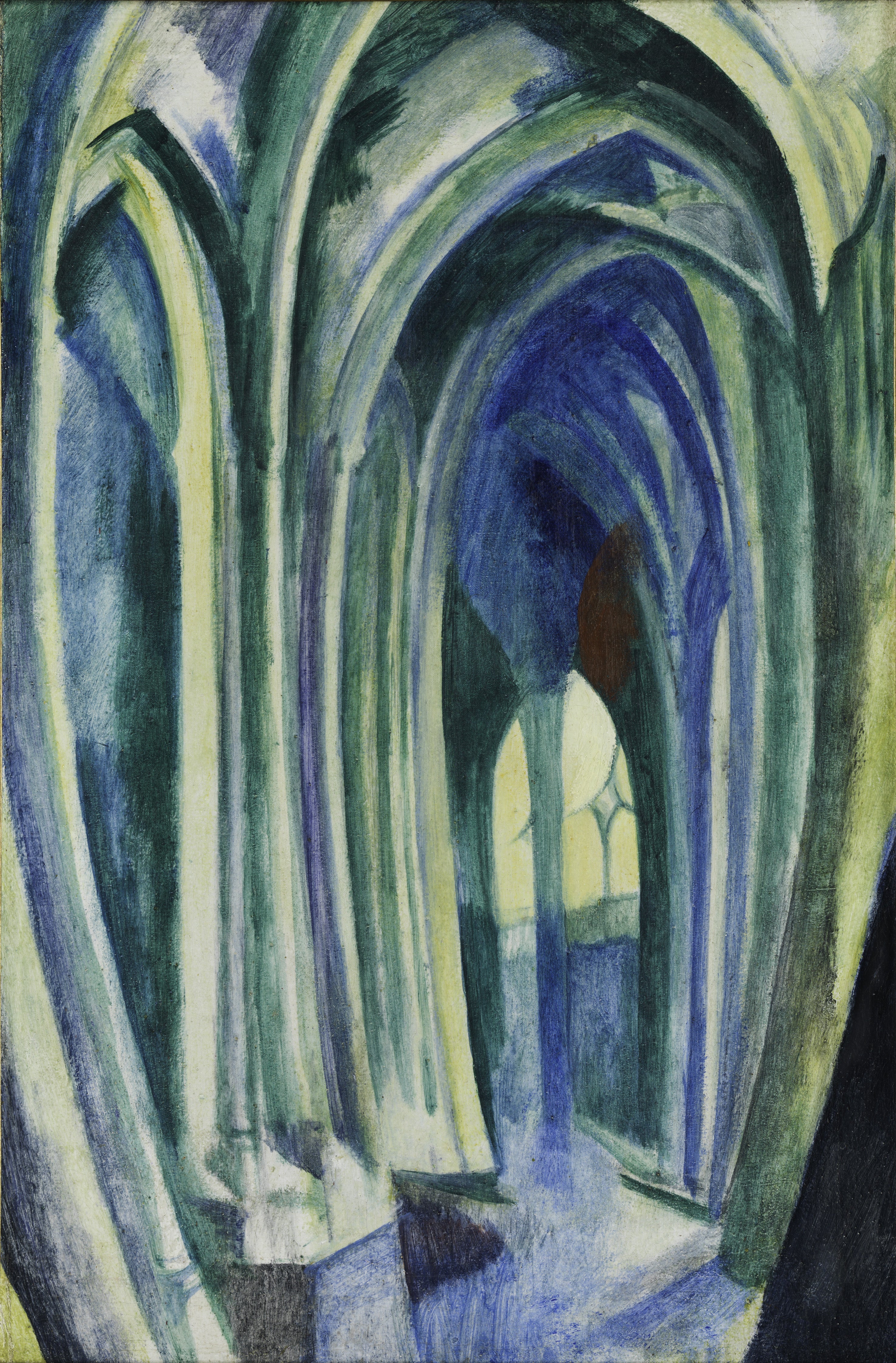 Reproduction du tableau « Saint-Séverin n° 5 - Robert Delaunay » par Alpha Reproduction en peinture à l’huile