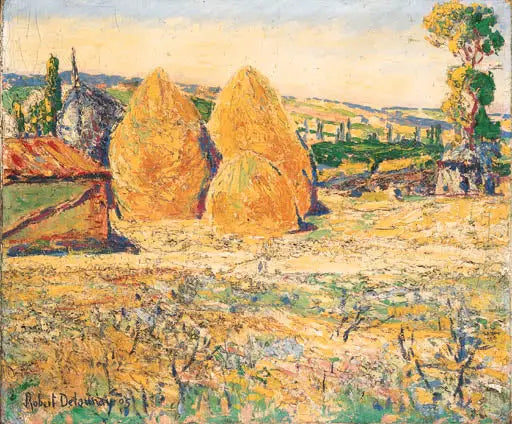 Manzara, Değirmenler - Robert Delaunay