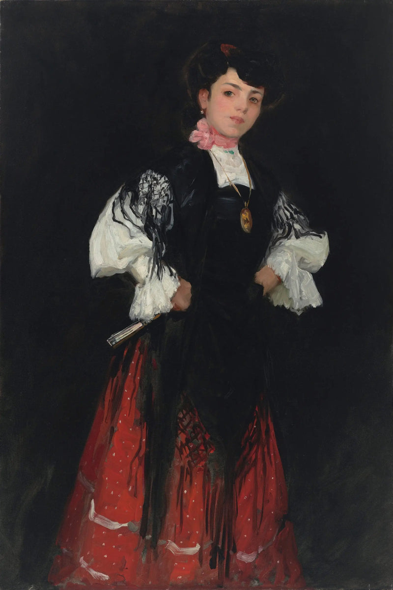 Madrid'den İspanyol Kız (Una Chula) - Robert Henri