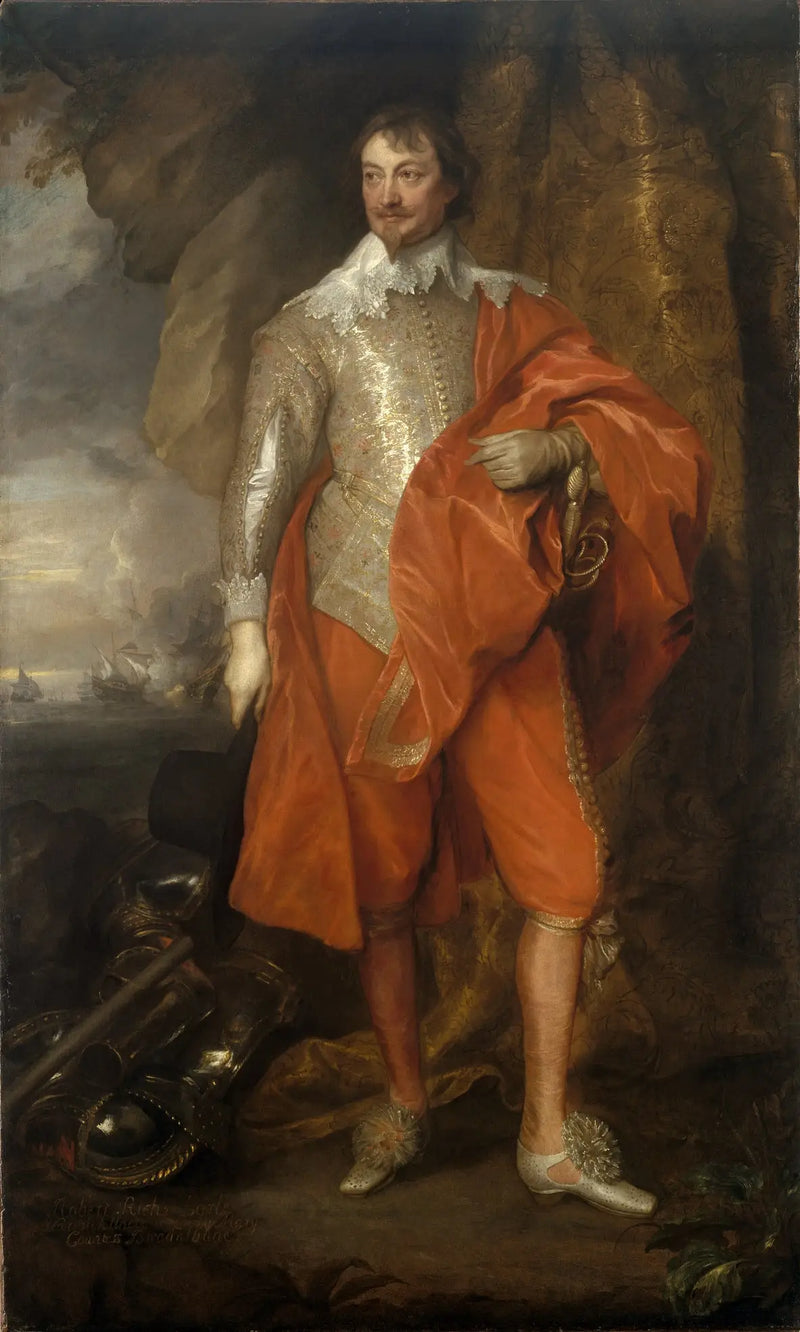 Robert Rich, Warwick Dükü İkinci, Portresi - Antoine van Dyck