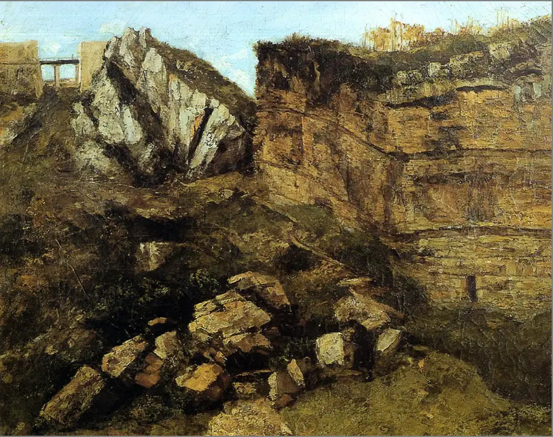Çürük Kayalık - Gustave Courbet