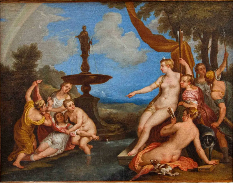 Diana, Callisto'nun hamileliğini keşfediyor - David Teniers le Jeune