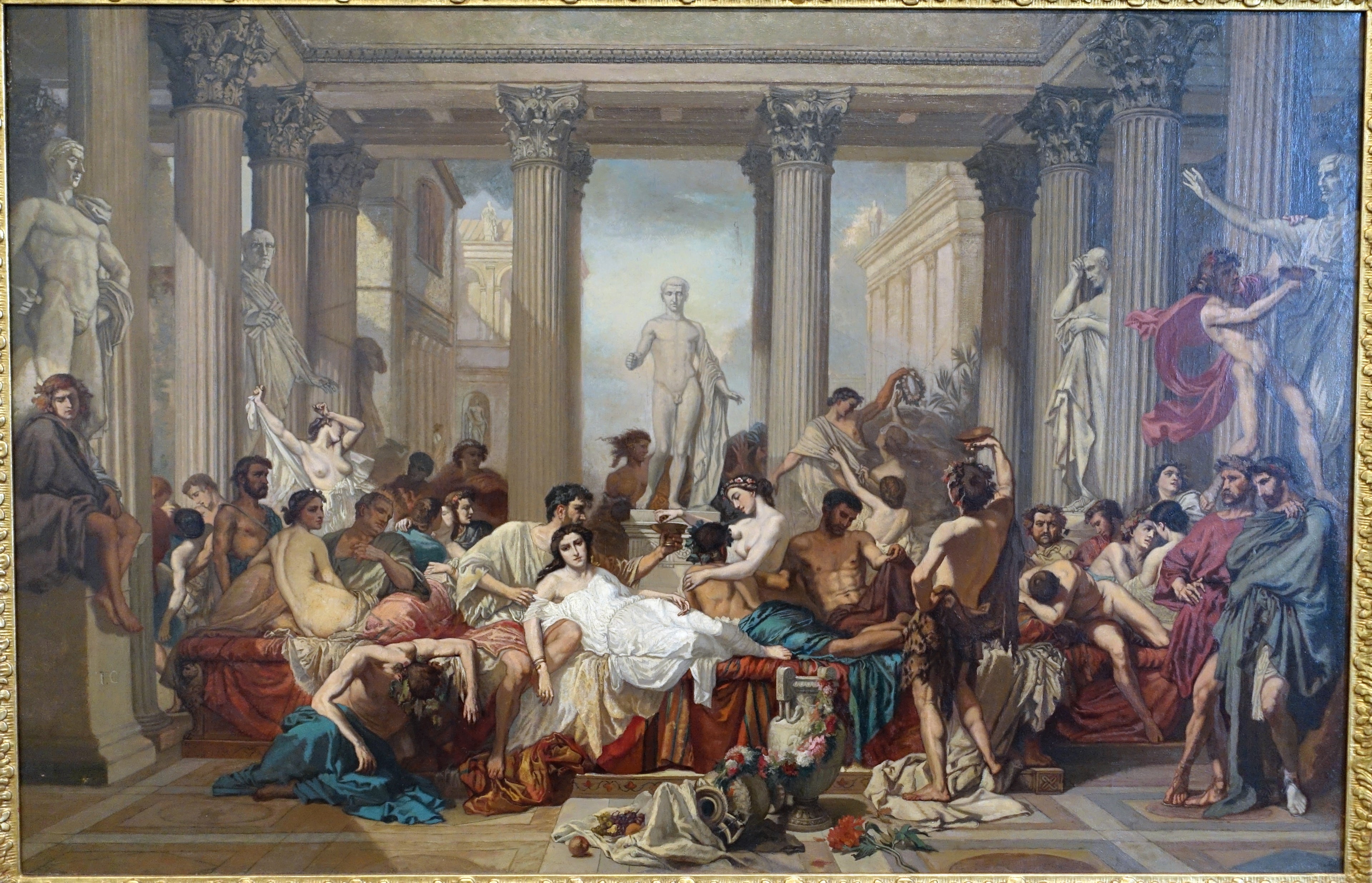 Romains de la décadence - Thomas Couture