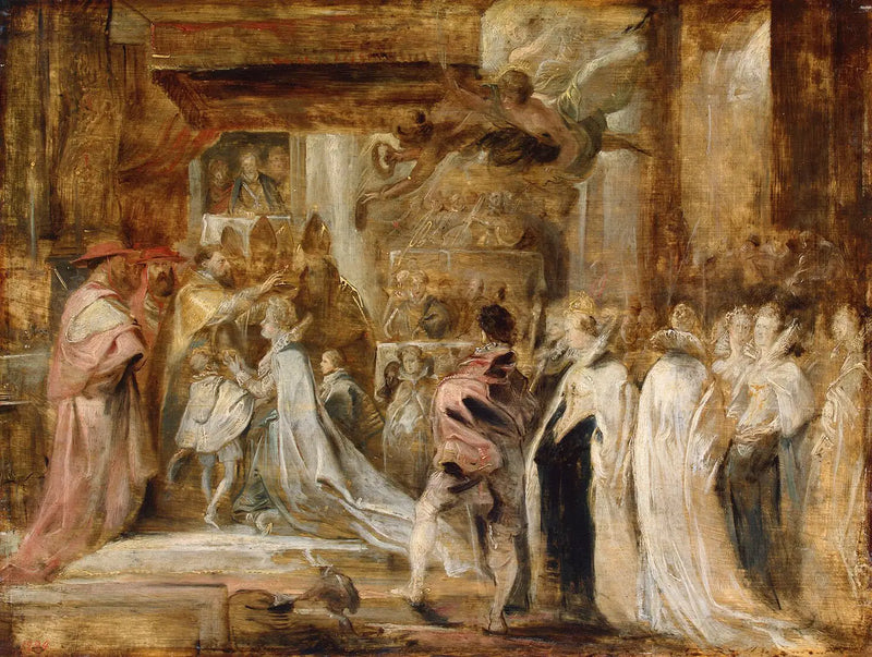 Marie de Médicis'in Taç Giyme Töreni - Peter Paul Rubens