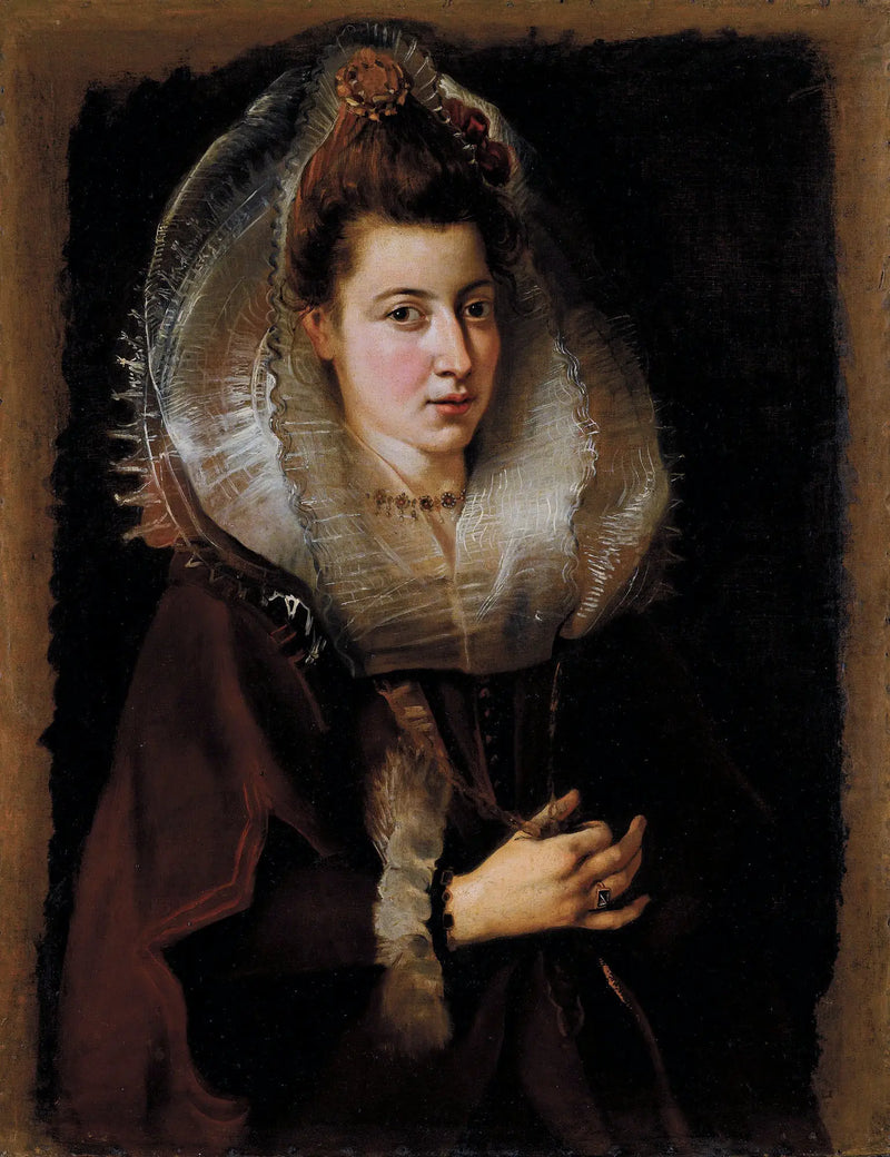 Genç Bir Kadın Portresi - Peter Paul Rubens