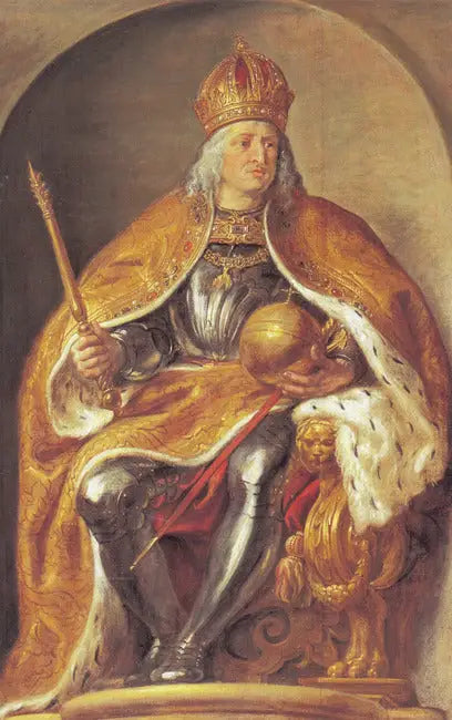 Kaiser Maximilian I'nin Portresi, Kutsal Roma Cermen İmparatoru (1459-1519) (Pompa Introitus Ferdinandi), 1634-1635 - Peter Paul Rubens