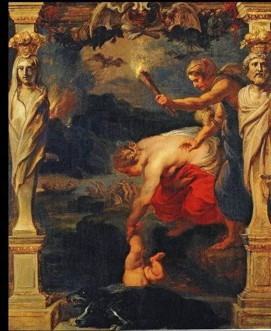 Achille Styx Nehri'ne Daldı - Peter Paul Rubens