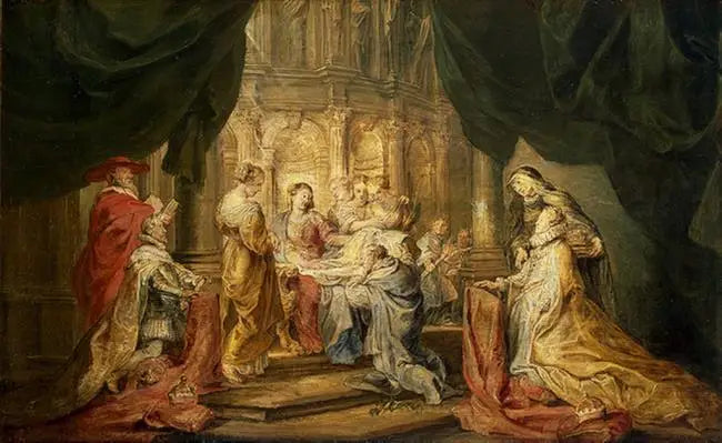 Aziz Ildefonse'un Görünümü - Peter Paul Rubens