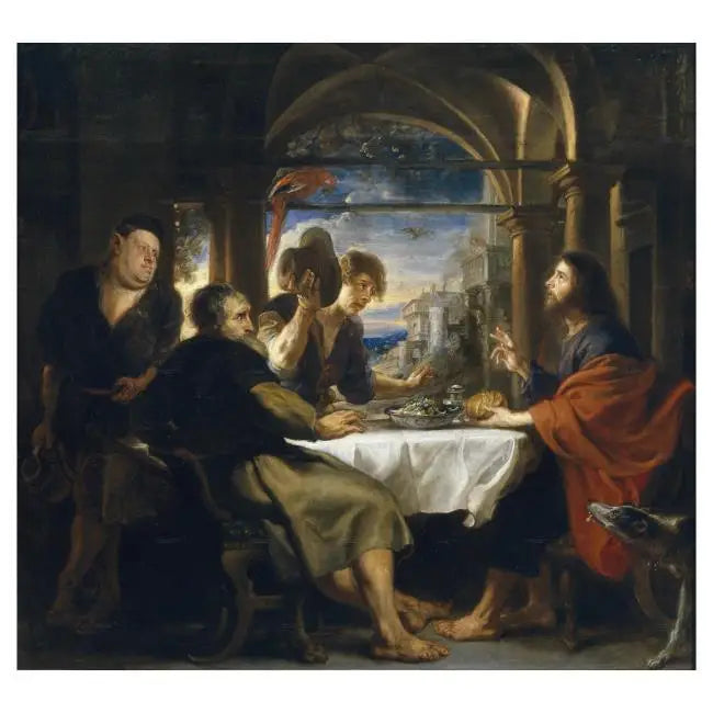 Emmaus Akşam Yemeği - Peter Paul Rubens