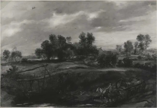 Paysage avec une calèche - Peter Paul Rubens - Alpha Reproduction