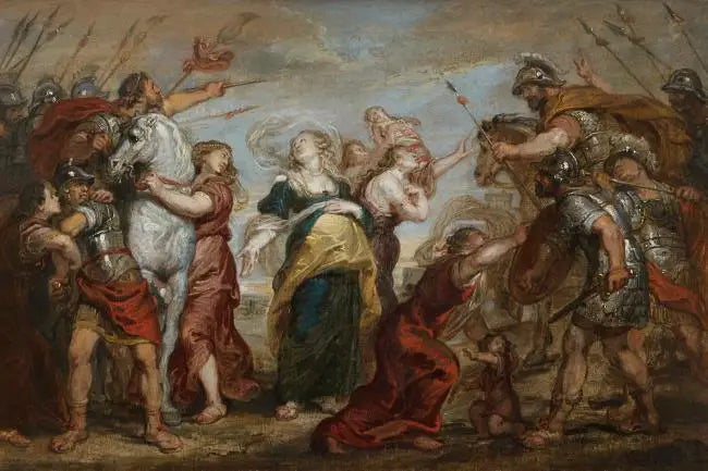 Sabins ve Romalılar Arasındaki Uzlaşma - Peter Paul Rubens