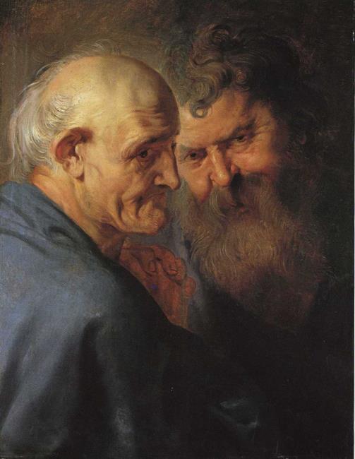 İki havari başı - Peter Paul Rubens