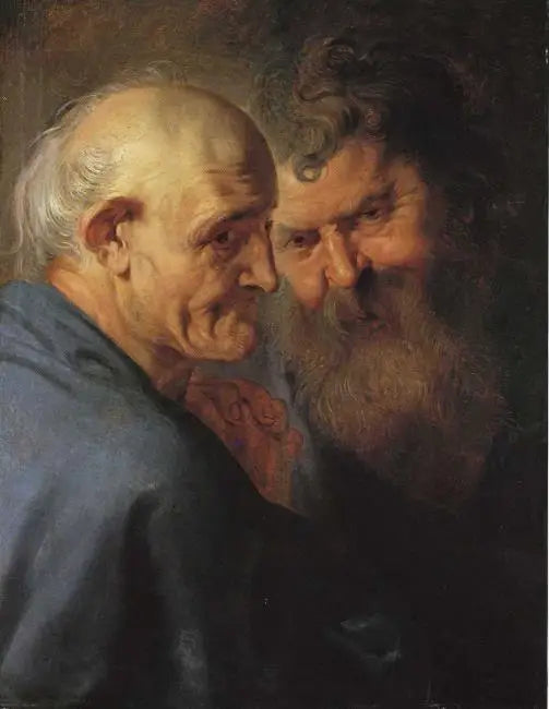 İki havari başı - Peter Paul Rubens