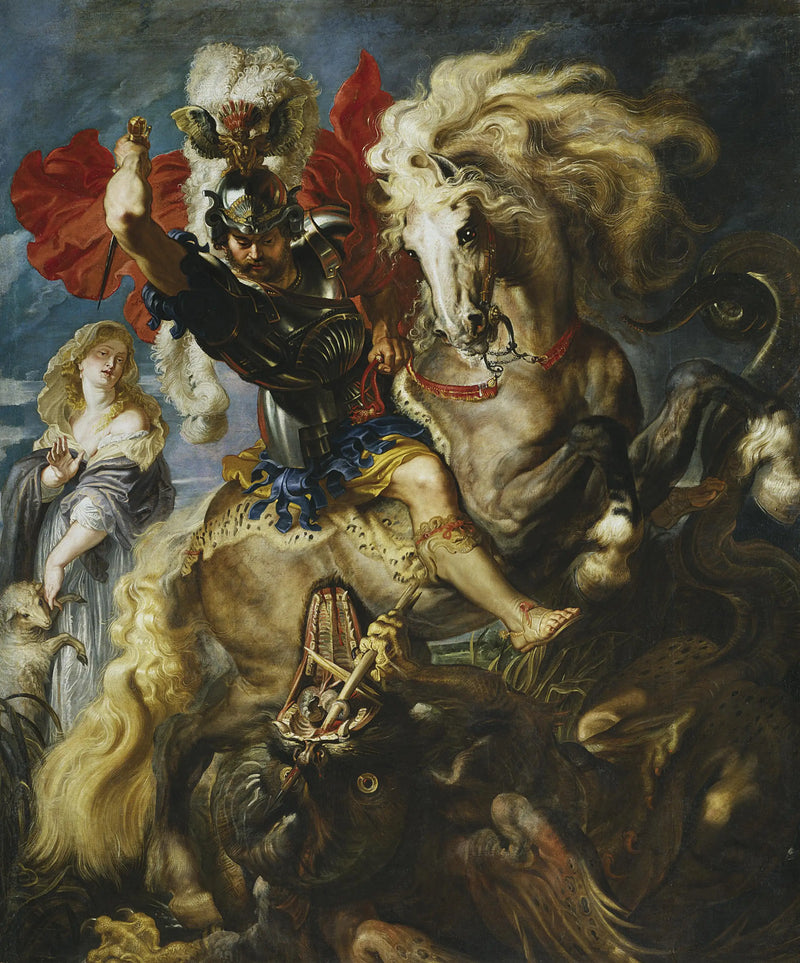 Aziz George ve Ejderha - Peter Paul Rubens
