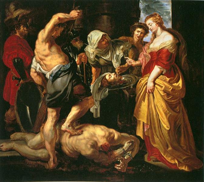 Salome'nin Gözleri Önünde Jean-Baptiste'in Başının Kesilmesi - Peter Paul Rubens