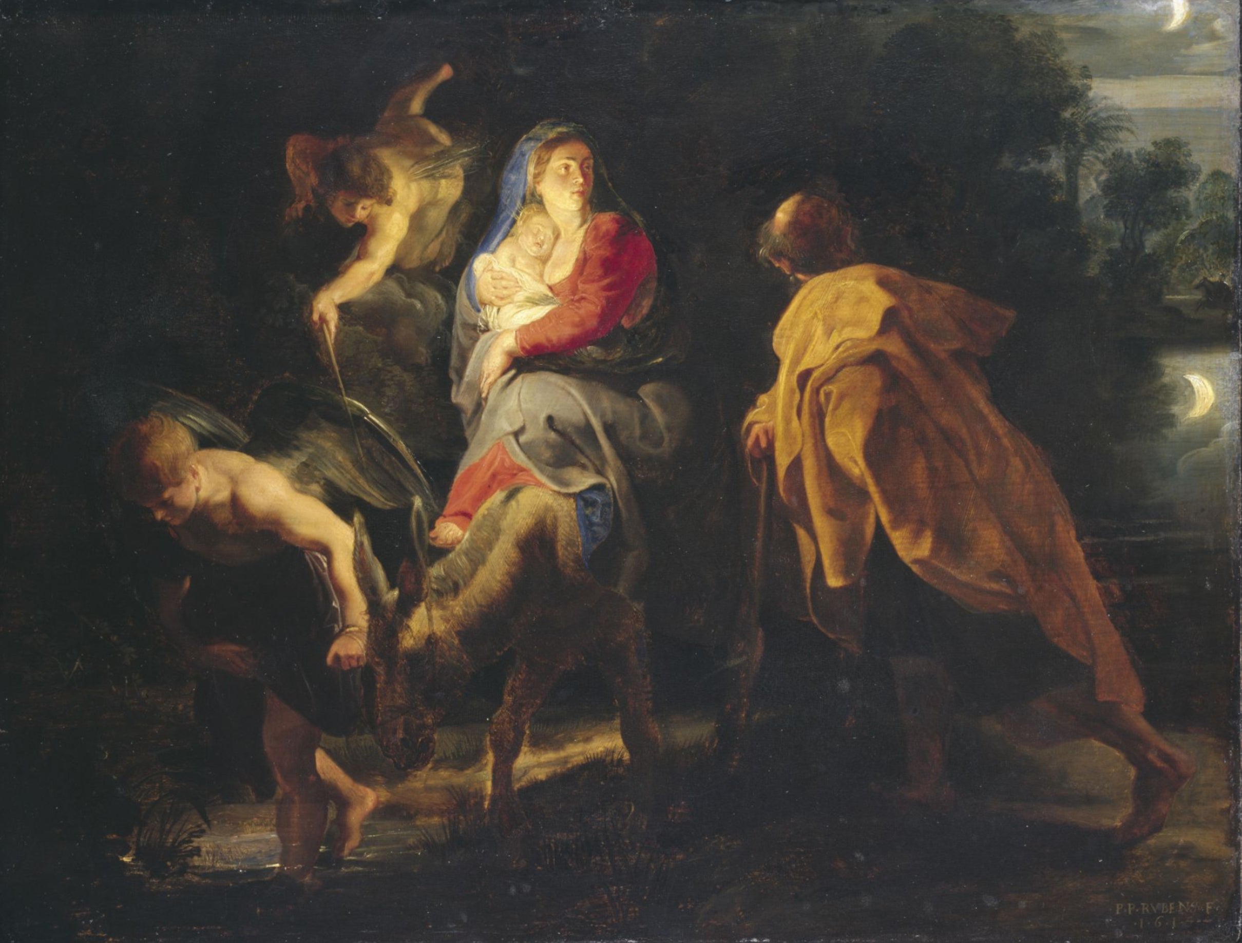 Mısır'a Kaçış - Peter Paul Rubens