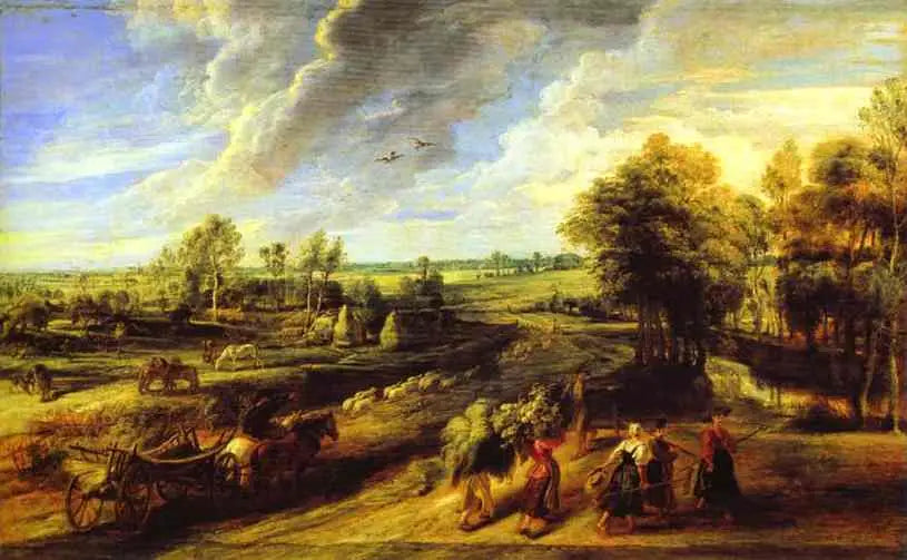 Le Retour des paysans des champs - Peter Paul Rubens - Alpha Reproduction
