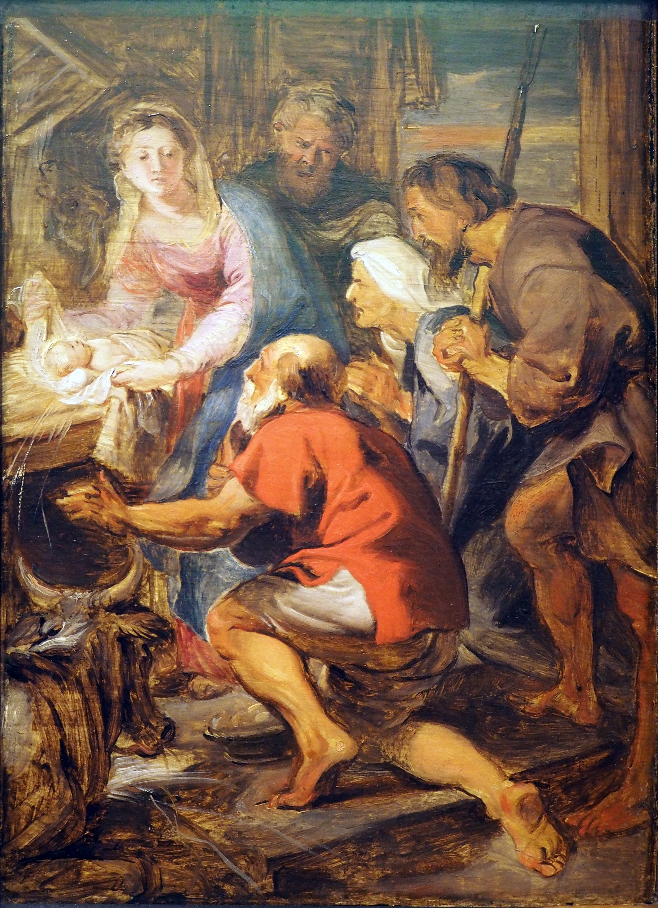 Adoration des bergers - Peter Paul Rubens
