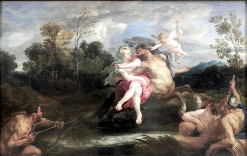Déjanire'nin Centaur Nessus tarafından kaçırılması - Peter Paul Rubens
