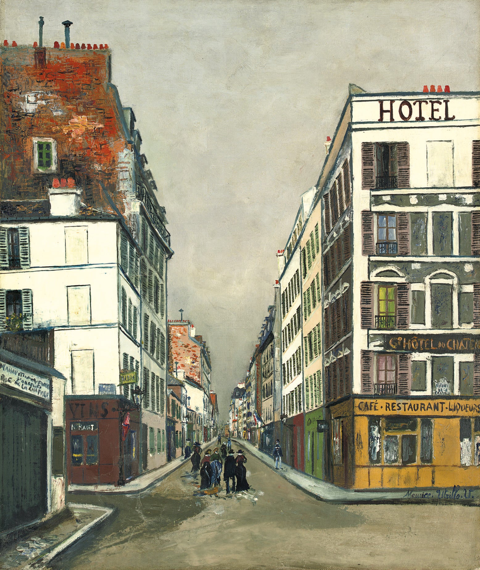 Rue Philippe-de-Girard à Paris - Maurice Utrillo