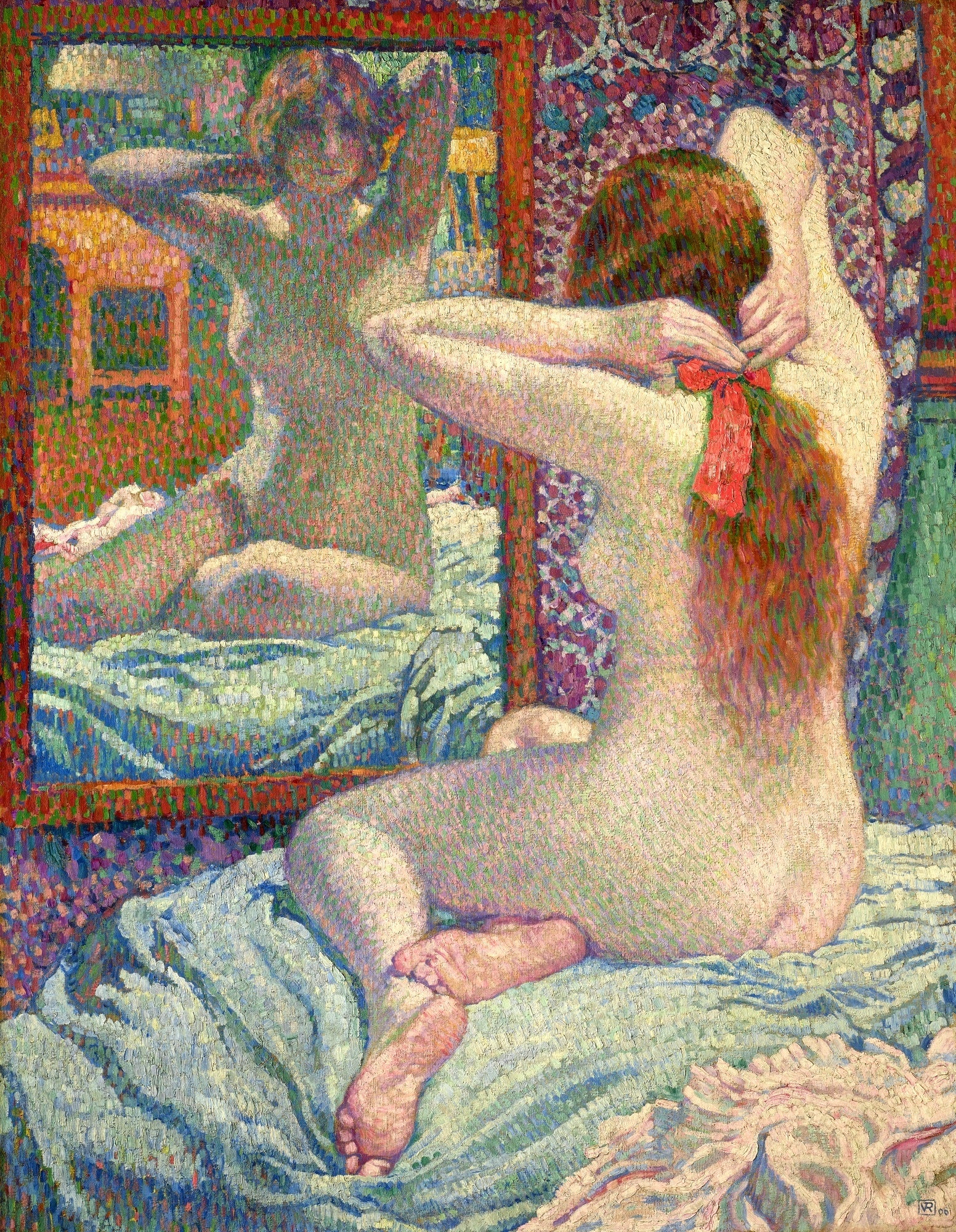 Le ruban écarlate - Théo van Rysselberghe