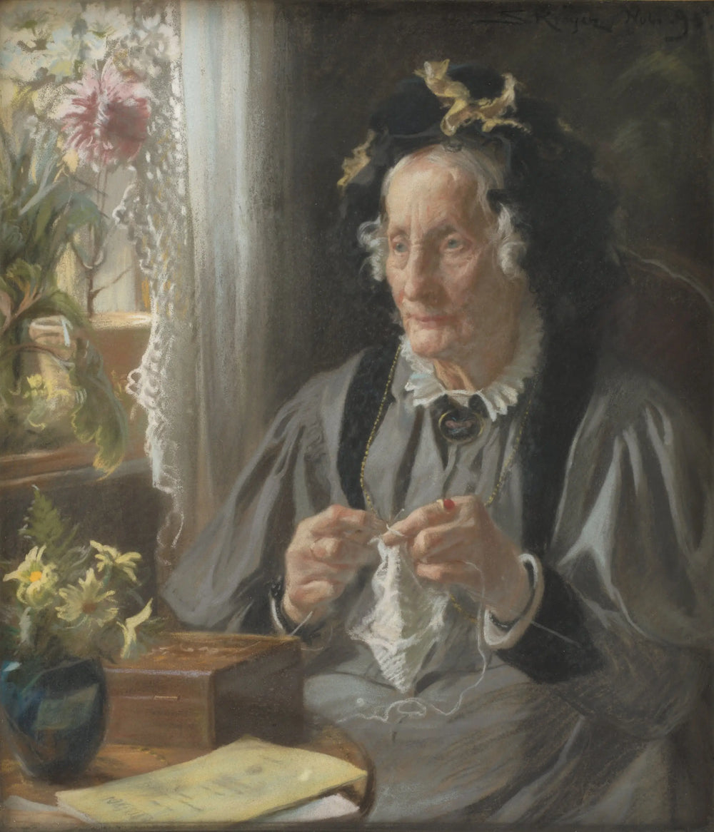 Portrait de Mme S. A. Casse née Engelbreth - Peder Severin Krøyer - Alpha Reproduction