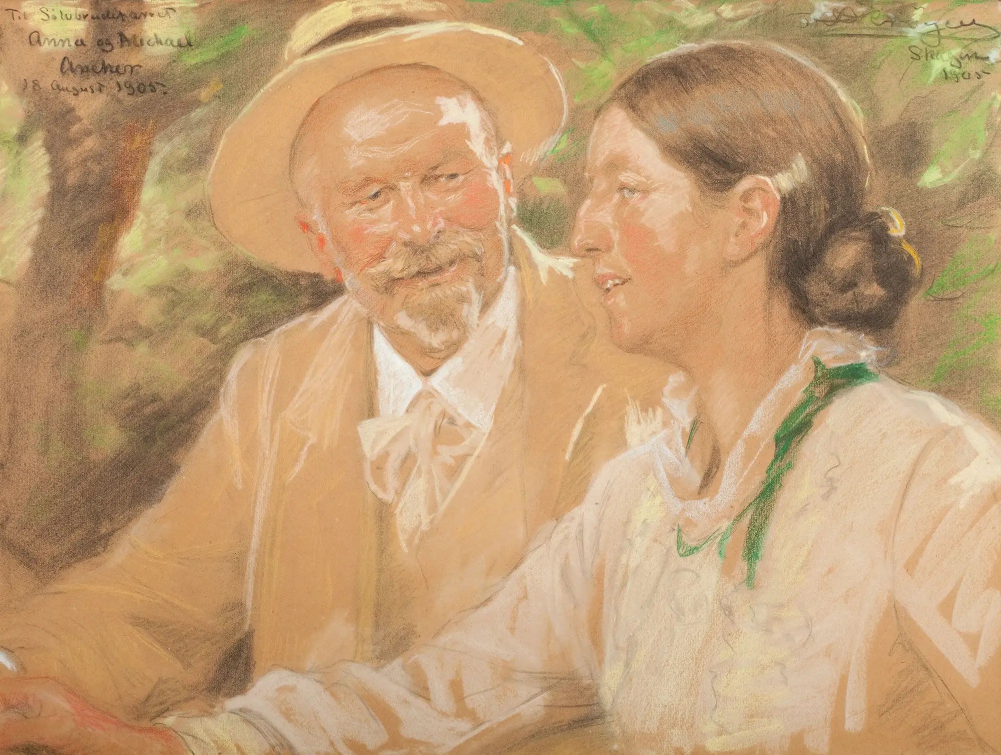 Anna et Michael Ancher à leurs noces d’argent - Peder Severin Krøyer - Alpha Reproduction