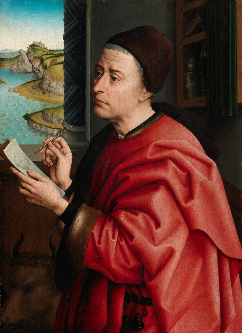 Saint Luc İsa'nın Annesini Tasvir Ediyor - Rogier van der Weyden