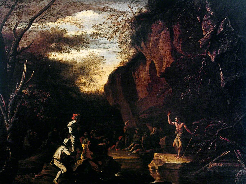 Saint Jean prêchant - Salvator Rosa