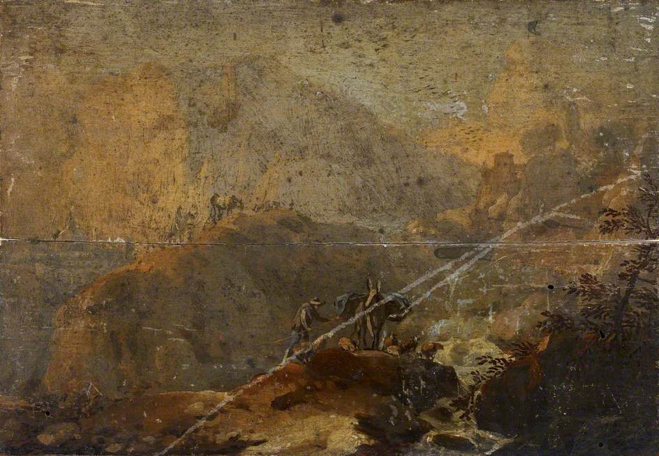 Paysage montagneux - Salvator Rosa