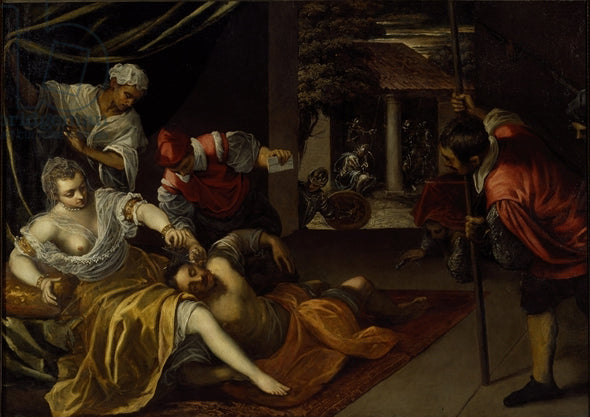 Samson ve Delilah - Jacopo Tintoretto
