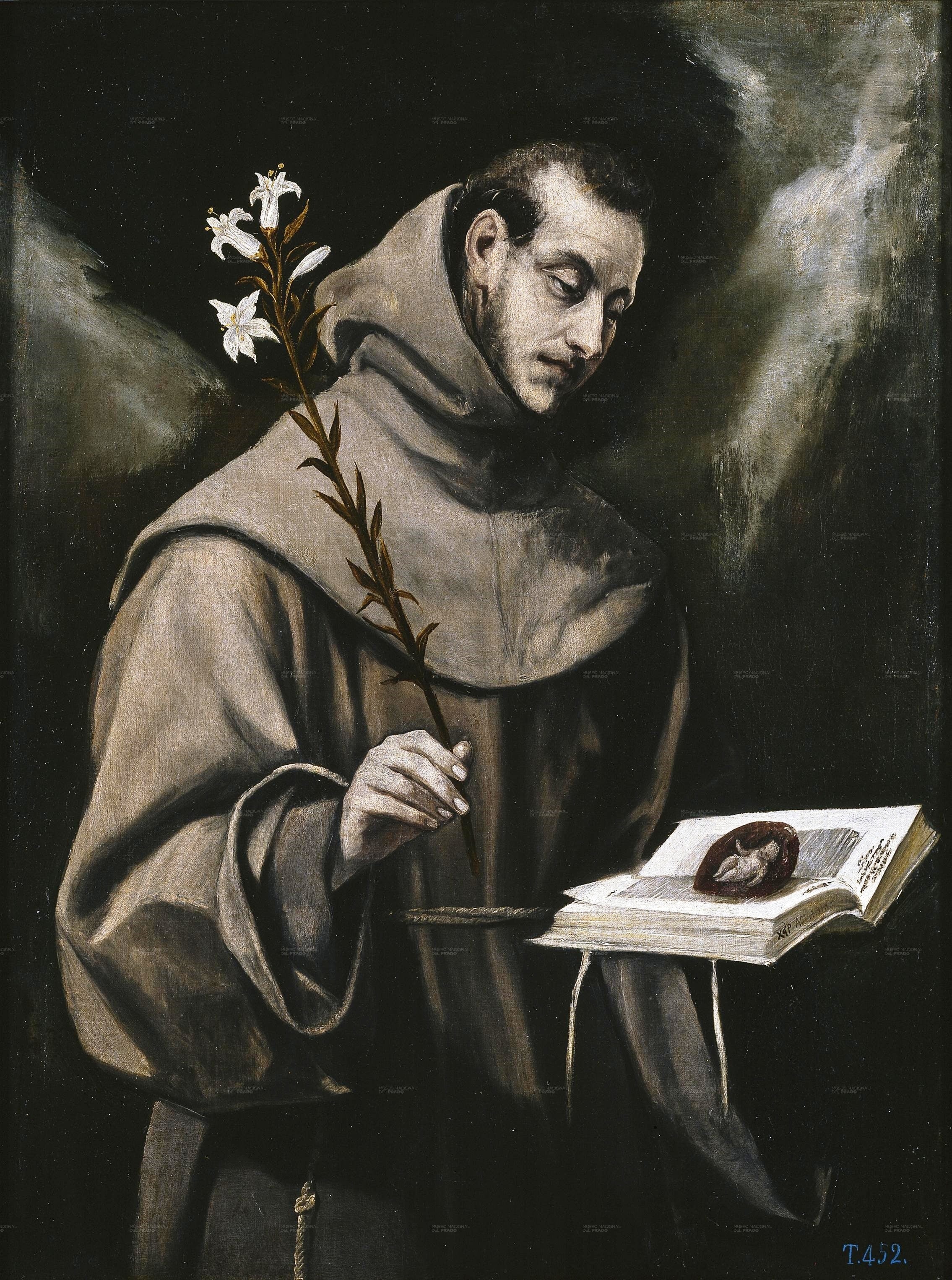 Saint Antoine de Padoue - El Greco