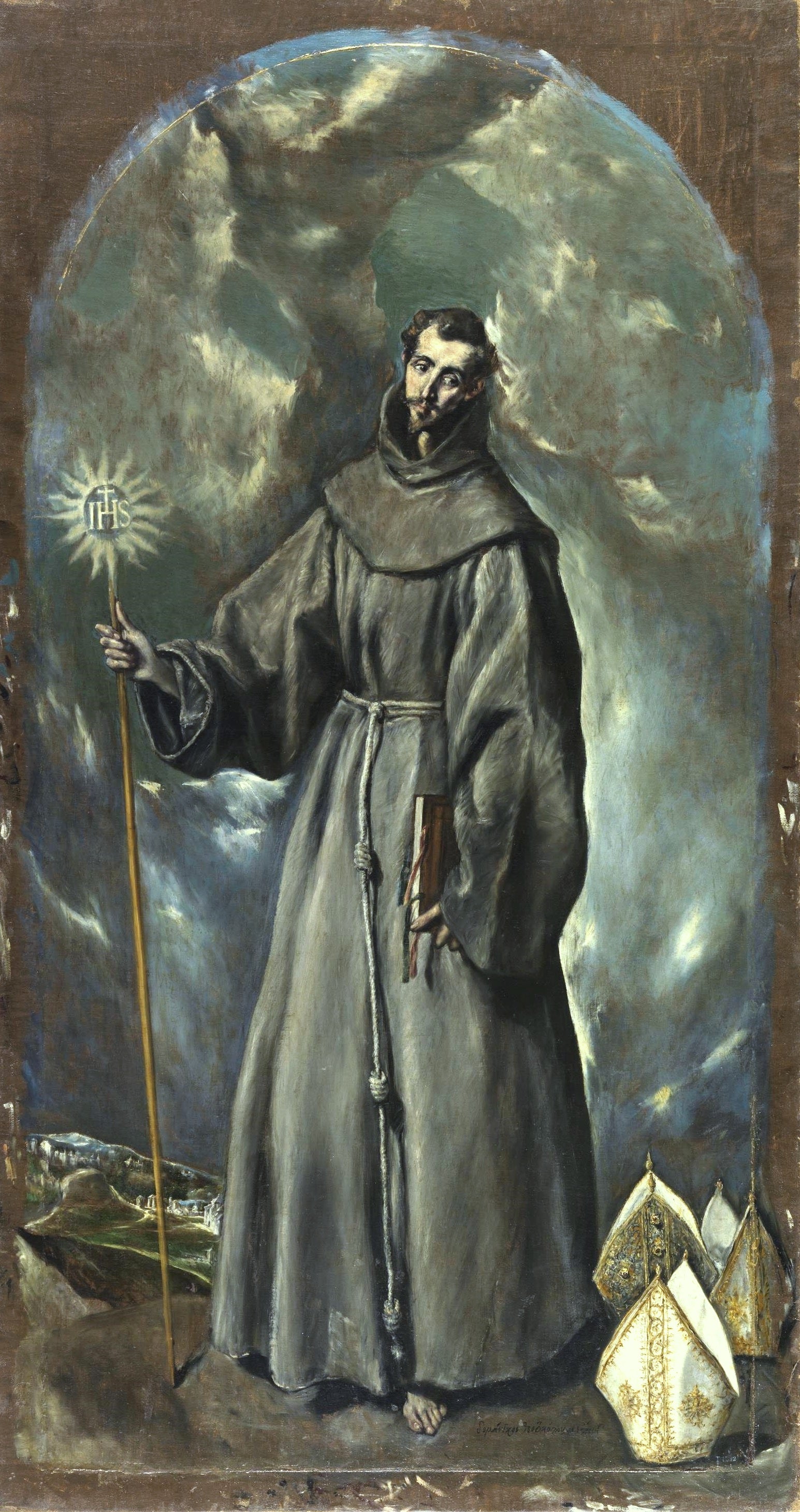 Saint Bernardin de Sienne - El Greco