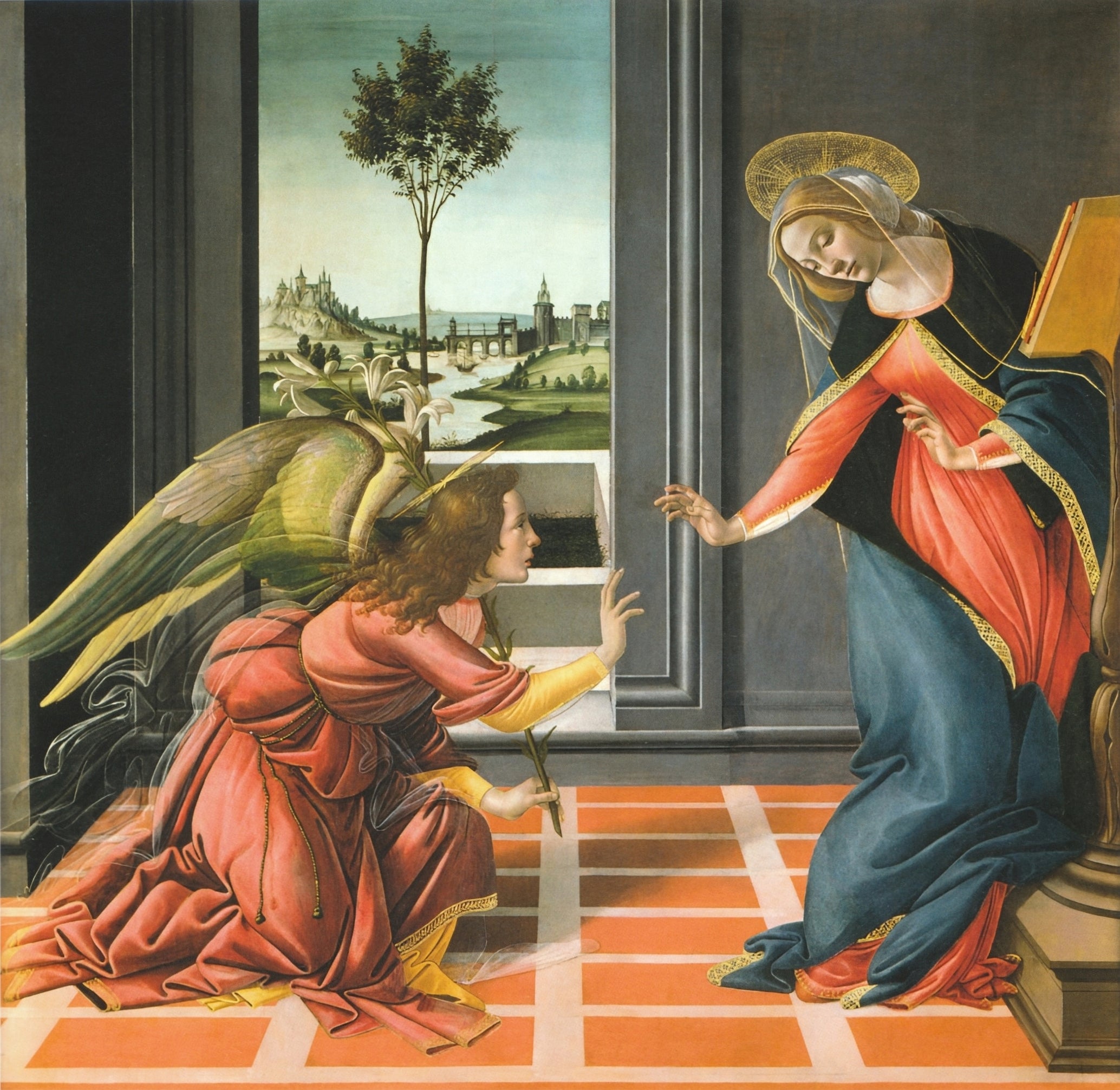 Cestello'daki Müjde - Sandro Botticelli