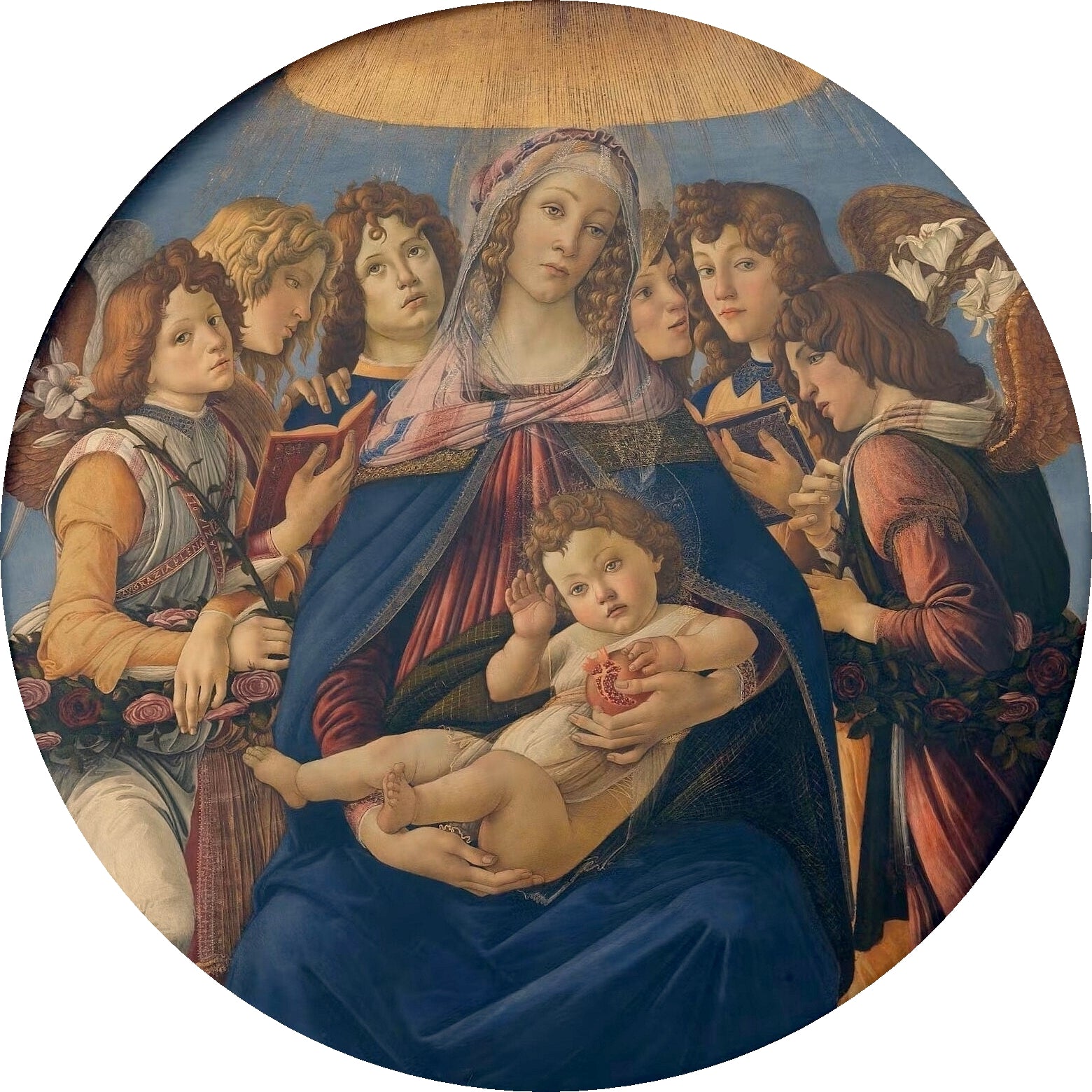 Nar ile Meryem - Sandro Botticelli