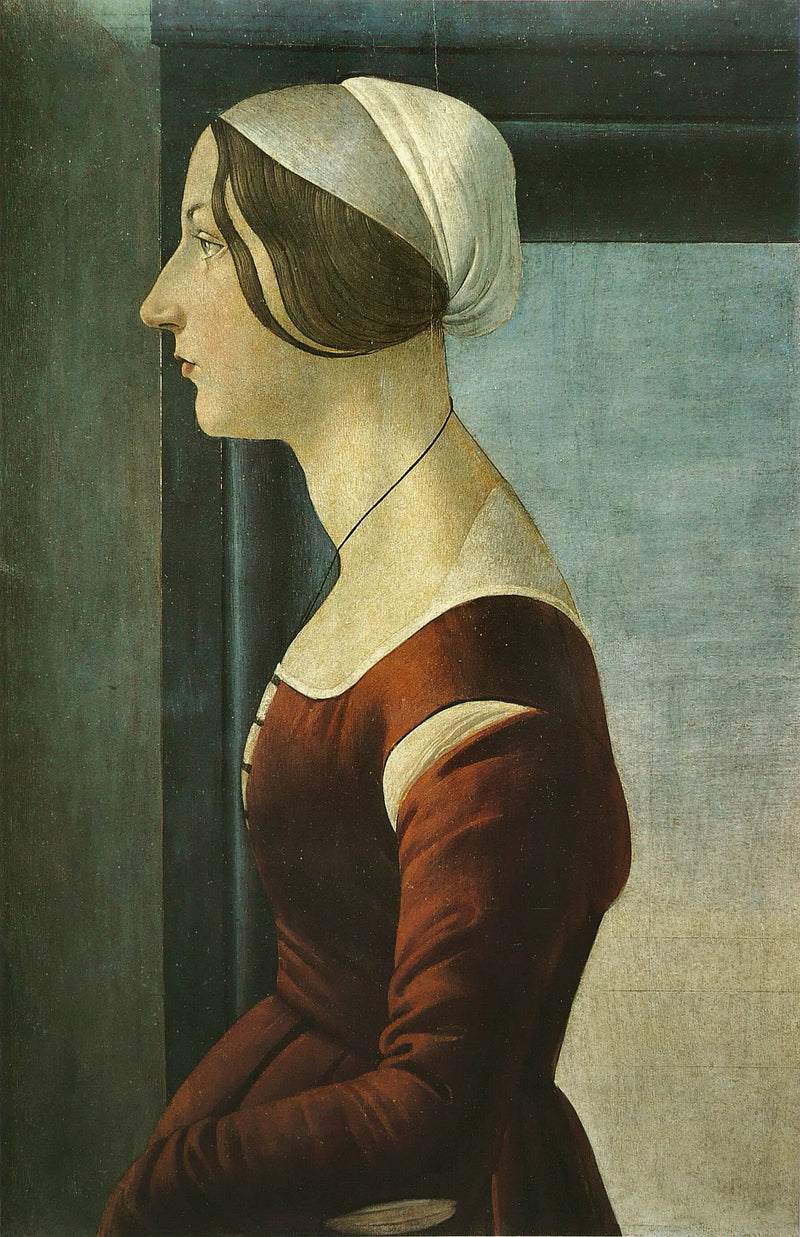Genç Kadın Portresi - Sandro Botticelli