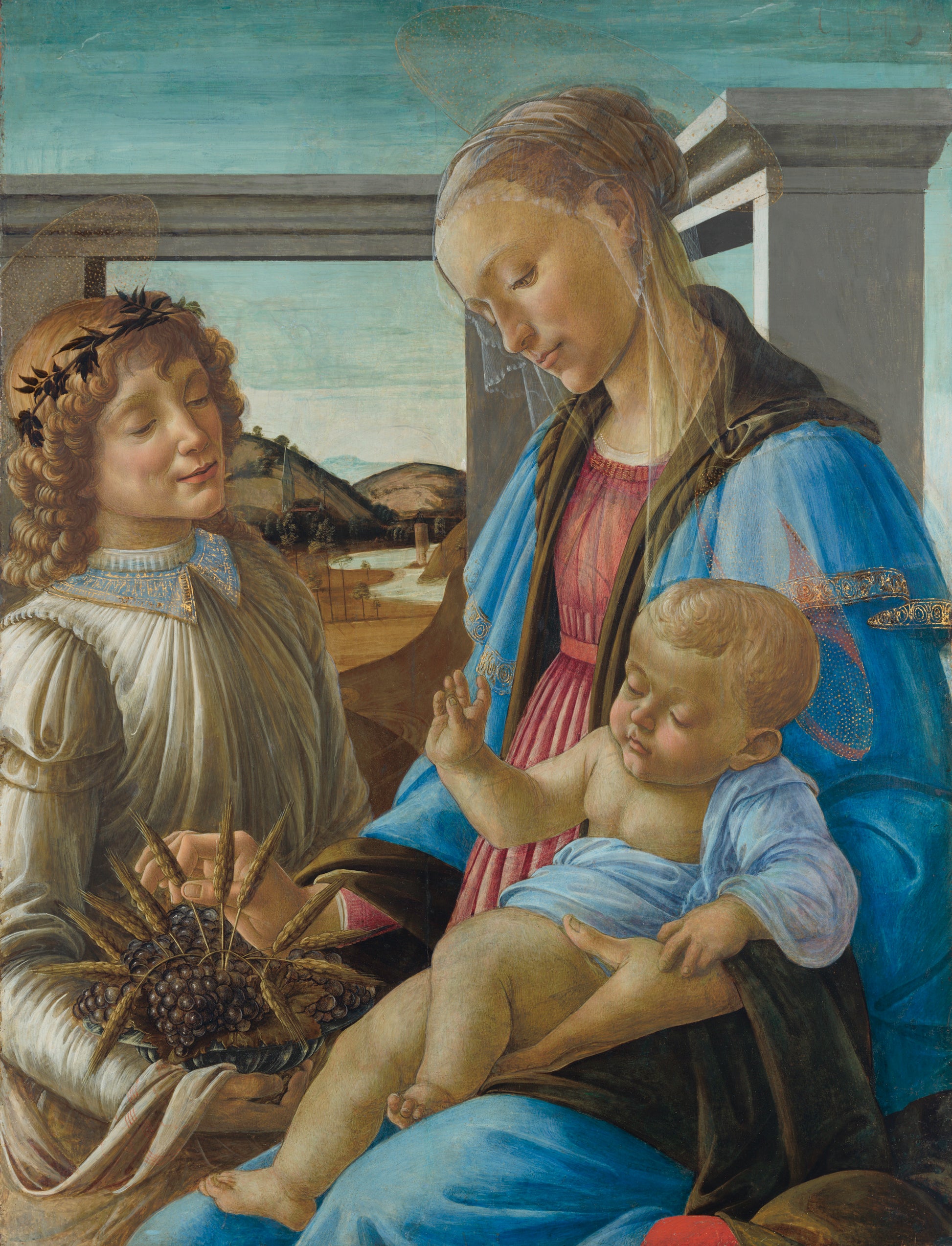 Eucharist Madonu - Sandro Botticelli