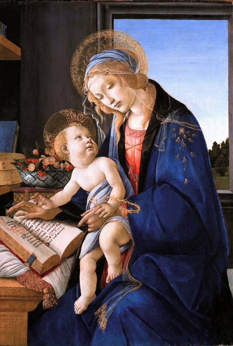 Kitap Madonu - Sandro Botticelli