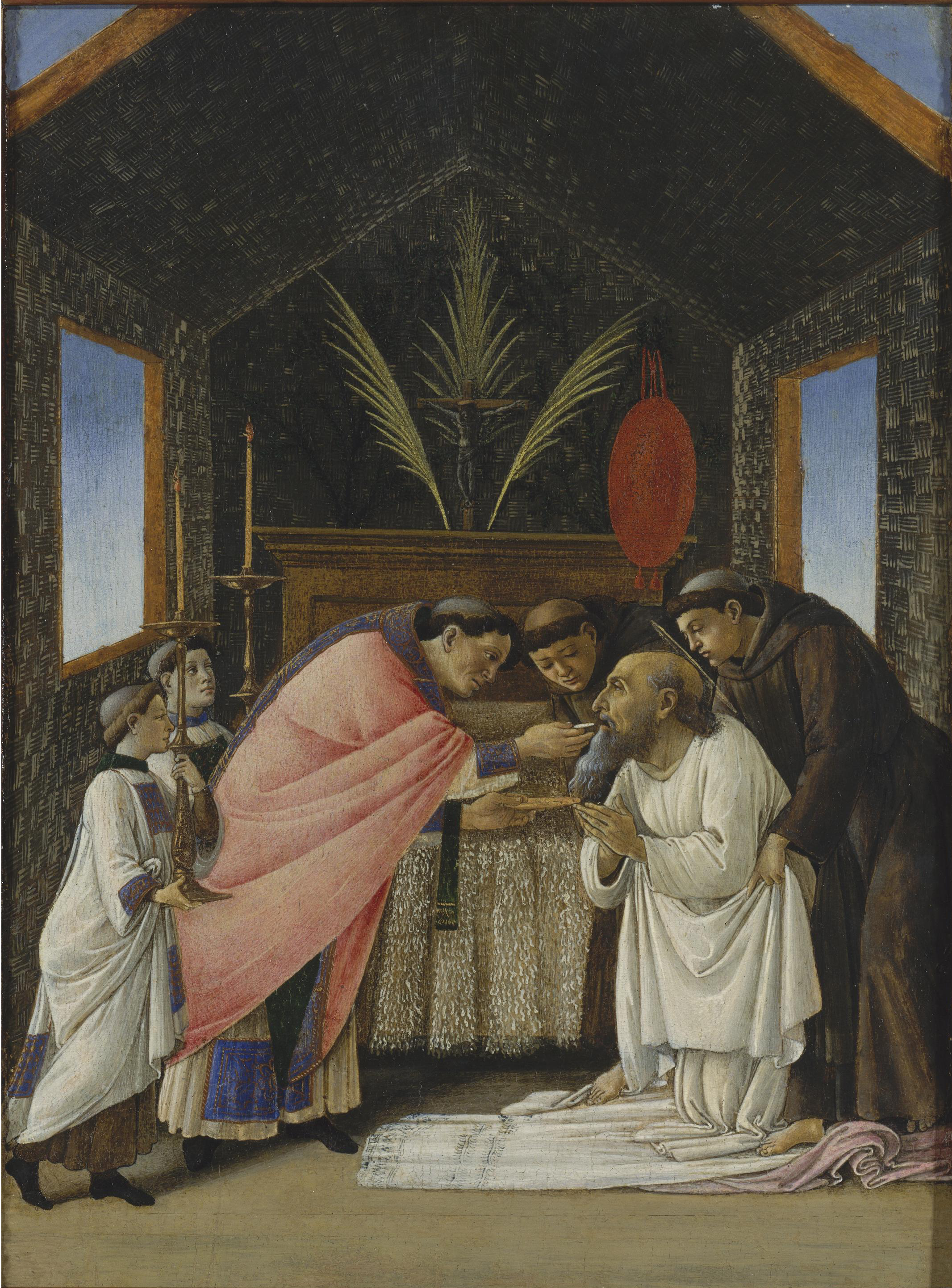 Azize Hiyeronimos'un Son Komünyonu - Sandro Botticelli